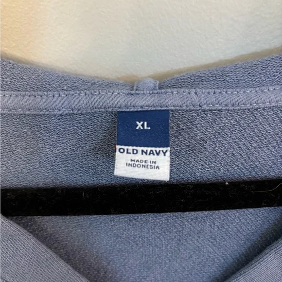 Old Navy Blue Hoodie with Front Pocket - Picture 3 of 4